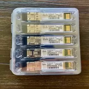 Lot of 5 Cisco DS-SFP-FC8G-SW 10-2418-02 8 Gbps SFP+ Fibre Channel Transceiver