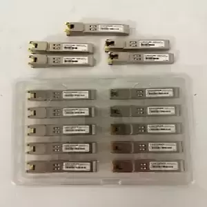 Curvature Cisco GLC-T-CURV 1000BASE-TX SFP Module (Lot of 15)