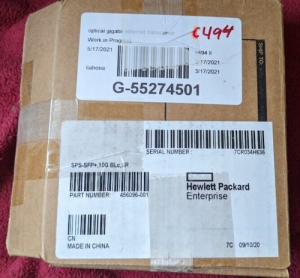 HPE BladeSystem HP 10Gb SR SFP+10G Transceiver 456096-001