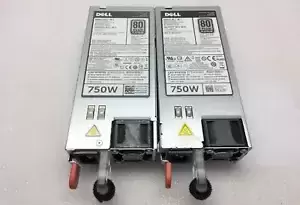 Lot of 2 Dell D750E-S1 PowerEdge Power Supply 750 Watt DP/N 09PXCV