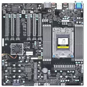 Supermicro Server MB M12SWA-TF SP3/eATX/1x1Gb retail - Mainboard - E-ATX