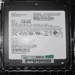 P40557-B21 HPE 1.92TB SAS 12G RI SFF DC PM1643a SSD
