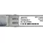 HP J8177C compatible 1000BASE-TX 1GE SFP-T RJ45 100m Cat5e XCVR HP switches.