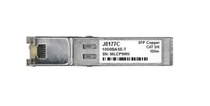 HP J8177C compatible 1000BASE-TX 1GE SFP-T RJ45 100m Cat5e XCVR HP switches.
