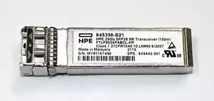 HPE | 845398-B21 | FTLF8536P4BCL-HP | 25Gb SFP28 SR Transceiver Module