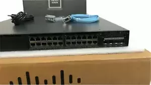 CISCO WS-C3650-24PS-L 24-Port Gigabit PoE+ Switch 3650-24PS-L 4xSFP Gig Uplinks