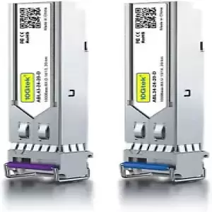 For Cisco GLC-BX-D a Pair of 1.25G SFP Bidi Transceiver SingleMode LC 20 km