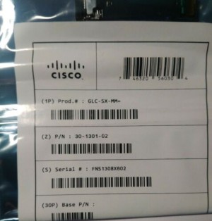 Genuine Cisco GLC-SX-MM 30-1301-02 1000Base-SX Transceiver Module