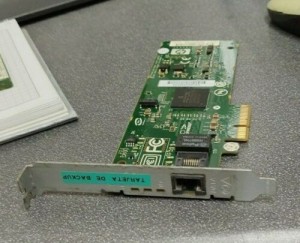 2x HP 395861-001 Gigabit Server Network Adapter PCIe NIC