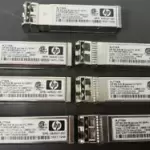 (Lot of 7) HP AJ716A 8G SW B-series FC SFP+ AJ716 Transceiver Modules GBIC's