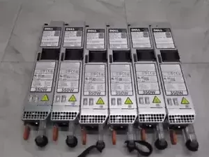 Lot of 6 Dell PowerEdge R320 R420 Server Power Supply 350 Watt Y8Y65 P7GV4