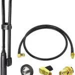 Dual Band VHF UHF Foldable CS Tactical Antenna SMA for Kenwood Baofeng BF-F8HP