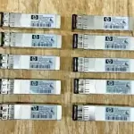 AJ716A-Lot-of-10 HP AFBR-57D7APZ-HP1 | 8Gb SW B-Series FC SFP+ Transceiver GBIC