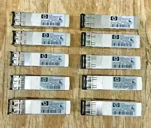 AJ716A-Lot-of-10 HP AFBR-57D7APZ-HP1 | 8Gb SW B-Series FC SFP+ Transceiver GBIC