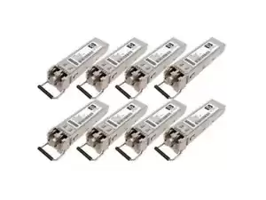 HP 850nm 4Gb/s 150m Duplex LC SW SFP Transceiver - Lot of 8