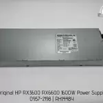 Original HP RX3600 RX6600 1600W Power Supply, 0957-2198, RH1448Y