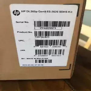 745736-B21  HP DL360p Gen8 Intel Xeon E5-2620 (2.0GHz/6-core/15MB/95W)