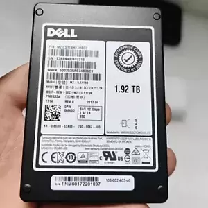 1.92TB SSD SAMSUNG PM1633A SAS 12 Gbps 0086DD MZ-1LS1T9B MZ1LS1T9HEJH0D3 dell