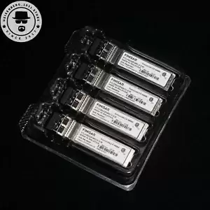 (Lot of 4) FINISAR FTLF8532P4BCV-EM SFP28 32GFC SW 850nm Emulex LPe32000 Series