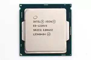 Intel Xeon E3-1220 V5 3.00 GHz Quad-Core 8MB LGA 1151 CPU P/N: SR2CQ Tested