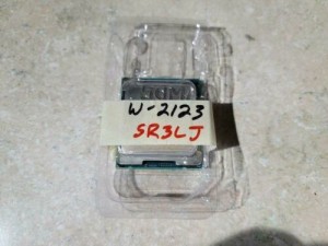 INTEL XEON W-2123 3.6GHz QUAD CORE PROCESSOR LGA 2066 CPU SR3LJ