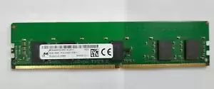 Micron 8GB RAM PC4-19200 DDR4-2400T ECC SERVER Desktop MTA9ASF1G72PZ-2G3A1II