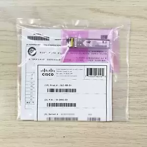 Cisco w/ Green Hologram GLC-BX-D 1000BASE-BX-D BiDi SFP Transceiver Module