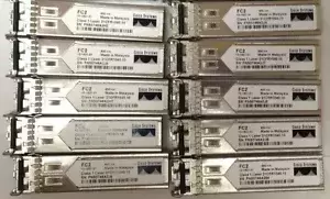 Lot of 4 Cisco 10-1821-01 DS-SFP-FC-2G-SW Genuine GBIC Transceiver 1-YR Warranty