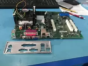 Intel S845WD1-E ATX Server Board Motherboard + CPU + 512mb RAM + I/O Plate