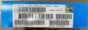 Intel BX80635E51660V2 SR1AP Xeon Processor E5-1660 v2 15M Cache 3.70 GHz NEW