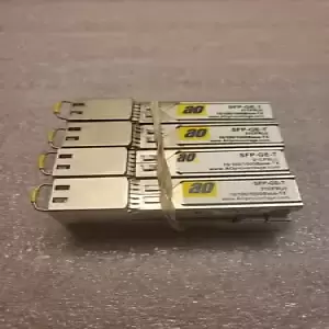 Lot of 8 Cisco® SFP-GE-T Compatible  10/100/1000Base-TX Transceiver