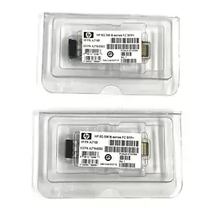 2 PCS HP AJ716B 8G Fibre Channel SFP+ Transceiver Module 670504-001 AJ716-63003