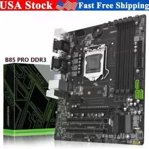 Machinist Motherboard B85 Intel Core Lga1150 CPU Xeon DDR3 Ram NVME M.2 Wifi USB