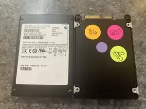 Samsung MZ-ILS1T9N PM1633a EMC 118000518 1.92TB SAS 2.5" SSD 85-86%  Health