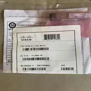 GENUINE CISCO GLC-BX-U TRANSCEIVER MODULE 10-2094-03( BRAND  NEW SEALED IN BAG )