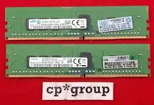 LOT OF 2 Samsung 4GB 1Rx8 PC4-2133P ECC REG Server RAM M393A5143DB0-CPB