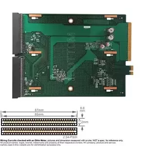 Backplane Power Supply Adapter Board HP 667269-001 638930-001 Proliant ML350 G8