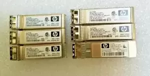 Lot Of 6 HP AJ718A Transceivers 8G SW FC SFP+