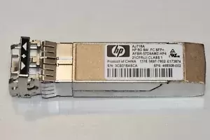 HP 8G SW FC Short Wave Fibre Channel SFP+ Transceiver Module AJ718A 468508-002