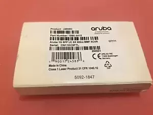 NOB J4858D ARUBA HP 1G SFP LC SX 500m OM2 MMF XCVR Transceiver Module