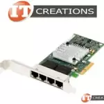 HP NC365T 1000BASE-T QUAD PORT PCI-E 2.0 X4 SERVER ADAPTER 593743-001-HIGH P