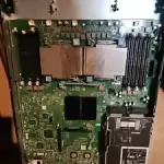 DELL POWEREDGE R610 SYSTEM MOTHERBOARD SERVER J352H w/ Case,Heatshinks, DVD
