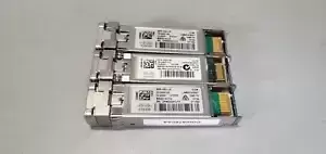 (Lot of 3) Genuine Cisco SFP-10G-LR GigE MMF Transceiver Module