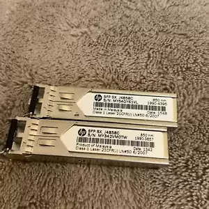 LOT OF 2 - HP SFP SX J4858C - 850nm -Transceiver Module