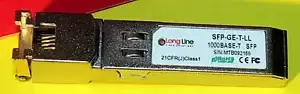 LONGLINE Cisco Compatible SFP-GE-T/GLC-T 1000Base-T Mini GBIC 3rd Party