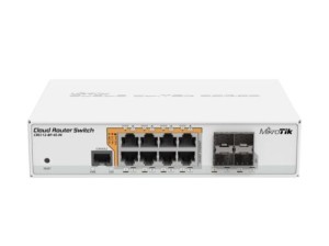 MikroTik CRS112-8P-4S-IN Gigabit Ethernet Smart Switch PoE out and RouterOS New