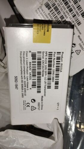 NEW SEALED  HPE J9151A X132 10G SFP+ LC LR TRANSCEIVER