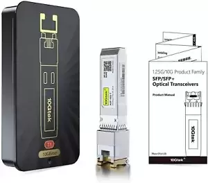 10Gb SFP+ to RJ45 Module, 10Gbase-T Ethernet SFP+ Copper Transceiver for HP, HPP