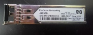 J4858B GENUINE HP ProCurve SFP Gigabit-SX Transceiver Used Tiny1