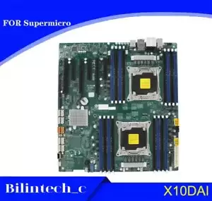 FOR Supermicro X10DAI 256GB C602 VGA LGA2011 Server Motherbroad Test ok